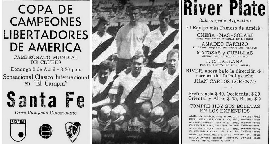 afiche river santa fe 1967