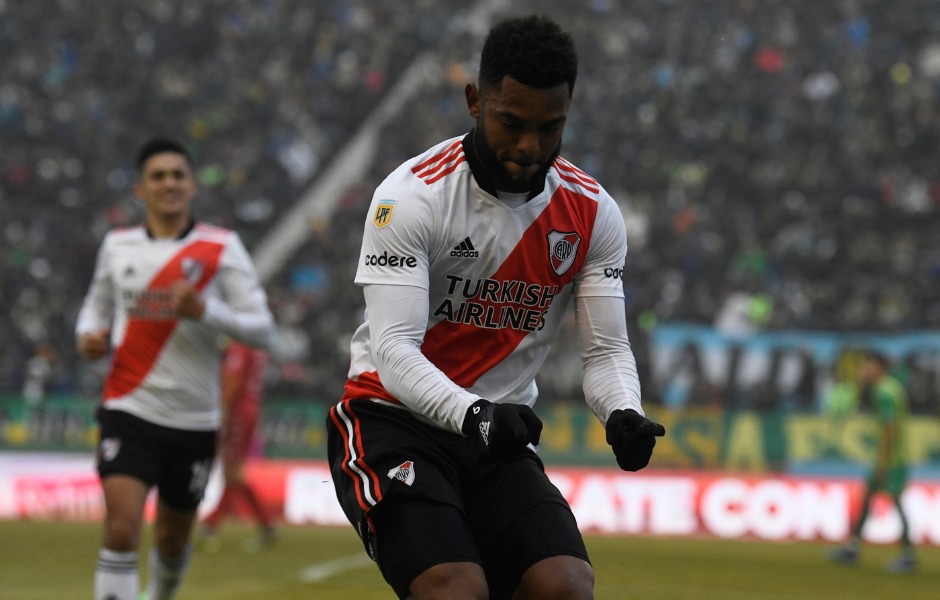 Borja marcó su primer gol en River