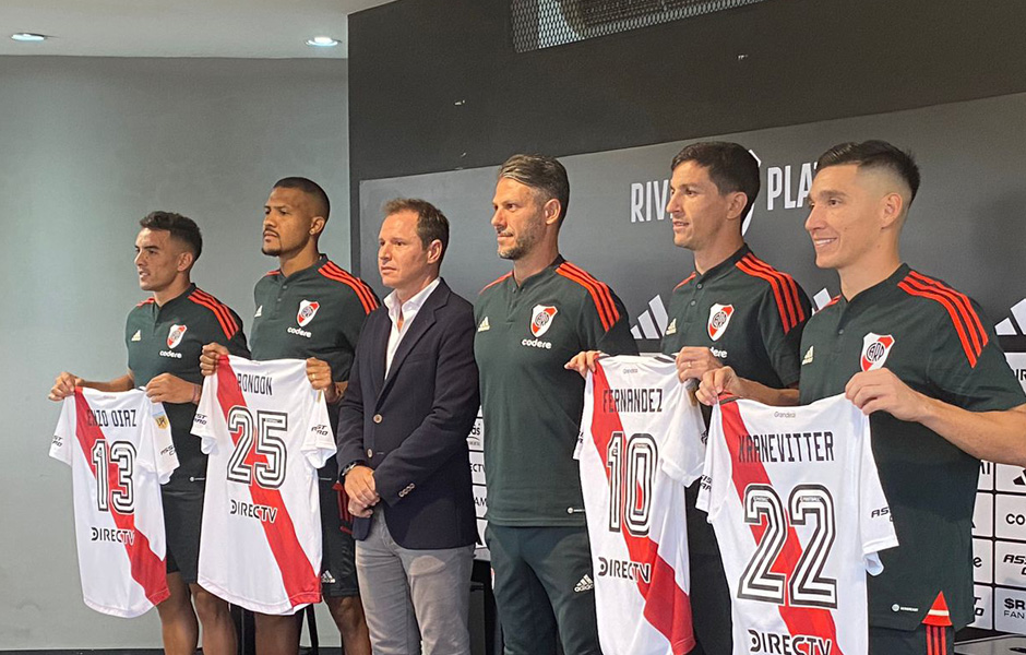 River Presentó A Sus Cuatro Refuerzos La Máquina Radio 